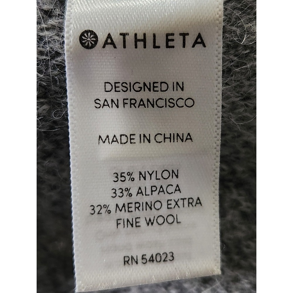 Athleta Undercover Camo Alpaca & Wool Blend Sweater‎ Size Small - Picture 4 of 6